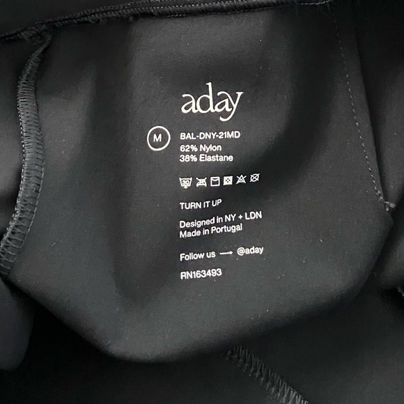 Aday Turn It Up Pants In Dark Navy - Picture 6 of 6